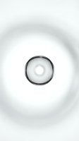 Glass bowl with water creating concentric ripples on white background, isolated for design use on packaging, product mockups, and web graphics.