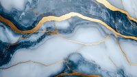 Elegant blue and white marble texture with gold veins, luxury abstract background for interior design, wallpaper, and high-end decor.