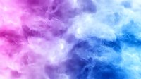 Vibrant pink and blue smoke clouds creating dreamy abstract background with smooth color transition and ethereal atmosphere for creative design projects.