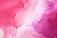 Pink and purple watercolor background with soft flowing abstract patterns creates dreamy atmospheric texture for creative design projects and artistic layouts.