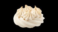 Meringue cookies with golden peaks isolated on transparent background, ready for bakery designs, food packaging, recipe blogs, t-shirt prints, and culinary graphics.