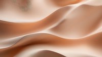 Smooth flowing copper waves create elegant abstract background with soft gradients and gentle curves, suitable for luxury branding and modern design projects.