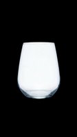 Empty stemless wine glass isolated on transparent background, ready for design use on t-shirts, clipart, stickers, print-on-demand products and sublimation projects.