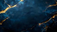 Dark blue marble texture with golden veins and cracks creating luxurious natural stone pattern for elegant interior design and decorative applications.