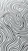 Abstract flowing lines create organic swirling pattern in black and white. Modern minimalist design for contemporary decor and graphic applications.