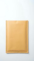Brown kraft paper bubble mailer envelope isolated on white background for shipping and packaging needs.