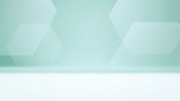 Geometric hexagon shapes in soft mint green tones create a modern, layered background suitable for corporate presentations, web design, and business marketing materials.