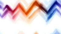 Abstract colorful zigzag pattern with purple, orange, red, and blue blurred lines on white background, creating dynamic movement and energy for modern graphic design.