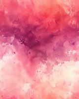 Pink and burgundy watercolor abstract background with gradient effect and soft blending transitions creates dreamy atmospheric mood for creative designs.