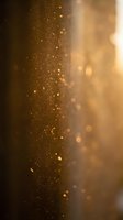 Golden bokeh light rays with floating particles and warm glow creating magical atmosphere for luxury backgrounds and festive designs.