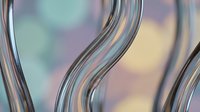 Holographic liquid metal waves with iridescent rainbow reflections creating fluid abstract background for modern digital art and futuristic design projects.