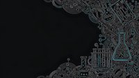Intricate mechanical steampunk line art border on dark background with gears, pipes, gauges and industrial elements for vintage design projects.