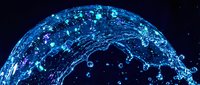 Global network connections with glowing blue digital nodes and data streams flowing across planet surface, representing worldwide communication, internet infrastructure, and technology connectivity.