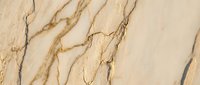 Elegant beige marble surface with golden brown veining patterns creating luxurious natural stone texture for interior design and architectural applications.