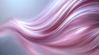 Flowing pink and silver waves create dynamic abstract background with smooth curved lines and soft gradient transitions. Elegant modern design for luxury branding.