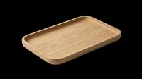 Wooden serving tray with natural oak texture, isolated on transparent background, ready for t-shirt design, clipart, stickers, print on demand, and sublimation projects.