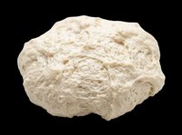 Unbleached cotton linen fiber ball isolated on transparent background, ready for crafts, textile design, sublimation, print-on-demand products, and creative projects.