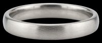 Polished silver wedding band ring isolated on transparent background, ready for jewelry design, e-commerce, print-on-demand products, and digital marketing materials.