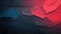 Abstract textural background with layers of peeling paint in deep blue and vibrant red creating dramatic contrast and mysterious atmospheric effect.