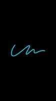 Cyan blue handwritten signature stroke isolated on transparent background, ready for branding, stationery, digital design, clipart, and print on demand use.