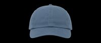 Slate blue baseball cap isolated on transparent background, ready for t-shirt designs, clipart, stickers, print-on-demand products, and sublimation projects.
