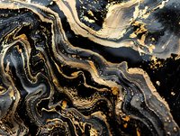 Luxury black and gold marble texture with flowing wavy pattern perfect for elegant interior design, packaging, and premium branding backgrounds.