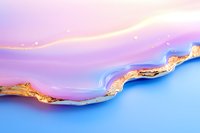 Abstract fluid art background with flowing gold, purple, and blue waves creating luxurious marble effect. Elegant design for modern wall decor and creative projects.