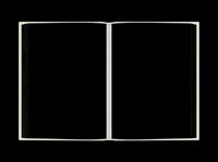 Open book with blank pages, isolated on transparent background. Ready for clipart, stickers, t-shirt design, print on demand, sublimation, and educational design projects.