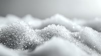 Macro shot of white soap foam bubbles with sparkling texture and soft bokeh effect creating abstract waves pattern. Suitable for cosmetic and hygiene concepts.
