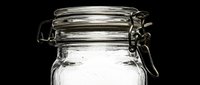 Glass mason jar with metal wire bail latch, isolated on transparent background. Great for kitchen clipart, food storage designs, t-shirt prints, stickers, and print on demand projects.