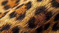 Close-up of animal fur texture with natural brown and black striped pattern, suitable for wildlife backgrounds and nature design projects.