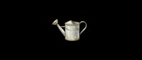 Vintage metal watering can isolated on transparent background, ready for clipart, t-shirt design, stickers, print-on-demand products, and sublimation projects.