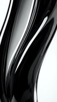 Smooth flowing curves in monochrome tones create an elegant abstract composition with dynamic movement and light reflections ideal for modern design projects.