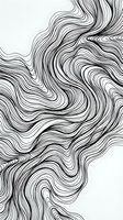 Abstract flowing lines create dynamic wave pattern in black and white minimalist design for modern graphic projects and contemporary art applications.