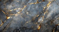 Luxurious dark marble texture with golden veins and cracks creating elegant natural stone pattern for interior design and architectural projects.
