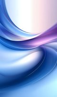 Smooth flowing curves in blue and purple create dynamic abstract background with soft gradient transitions and light effects. Suitable for modern business designs.
