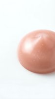 Rose gold metallic egg with shimmering surface on white background for Easter decoration, luxury holiday design and festive celebration concepts.