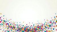 Colorful confetti particles scattered across neutral background, ideal for celebrations, events, parties, and festive design projects.