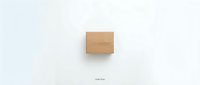 Sealed cardboard shipping box on white background, minimalist style, isolated for e-commerce, delivery, packaging, and logistics design use.