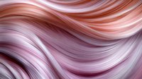 Flowing abstract waves in pink and coral tones create dynamic movement pattern with soft gradient transitions, suitable for modern design backgrounds.