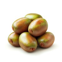 Fresh ripe kiwi fruits pile isolated on white background for healthy eating and nutrition concepts.