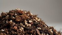 Close-up of rich, dark soil with organic matter and mineral particles, suitable for gardening, agriculture, landscaping, and environmental content.