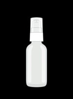 Cosmetic pump bottle isolated on transparent background, ready for sticker, label mockup, print on demand, sublimation, and T-shirt design use.