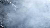 Dramatic stormy sky with lightning bolts breaking through dark clouds, creating atmospheric moody background for weather-related designs and storm concepts.