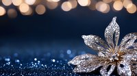 Sparkling diamond flower brooch on dark background with bokeh lights, luxury jewelry macro photography for fashion and wedding accessories.