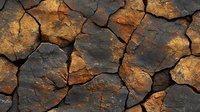 Cracked dry earth surface with deep fissures showing drought conditions and arid landscape texture for environmental and climate change concepts.
