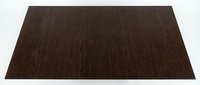 Dark brown wood grain texture surface with natural vertical lines and rich chocolate finish for flooring and interior design projects.