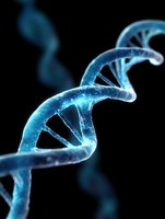 Glowing blue DNA helix structure on black background showing genetic research and biotechnology advancement in medical science and biology studies.