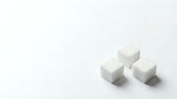 Isolated white cubic blocks arranged in abstract formation on neutral background, suitable for business concepts, design projects, and architectural presentations.