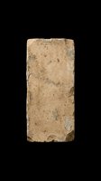 Weathered terracotta brick isolated on transparent background, ready for design use in architectural graphics, construction materials, clipart, print-on-demand products, and digital design projects.